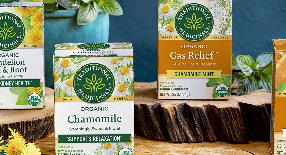 6 boxes of Traditional Medicinals teas for digestion