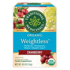 weightless cranberry herbal supplement packaging View 1