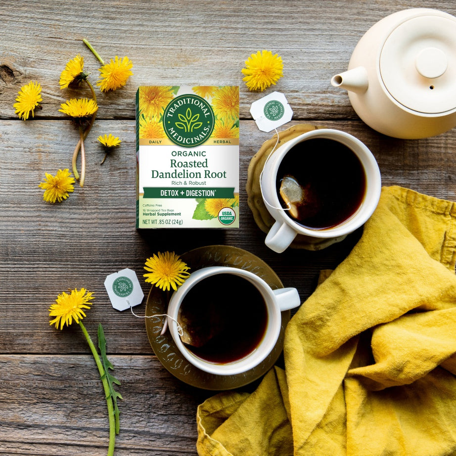 Roasted Dandelion Root Tea View 2