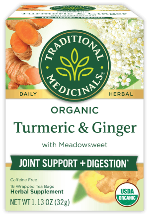 Turmeric & Ginger with Meadowsweet Tea
