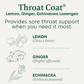 Throat Coat<sup>®</sup> Lemon Echinacea Lozenges