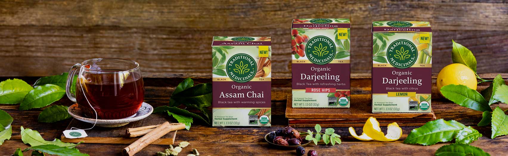3 Herbal Black Teas with Benefits