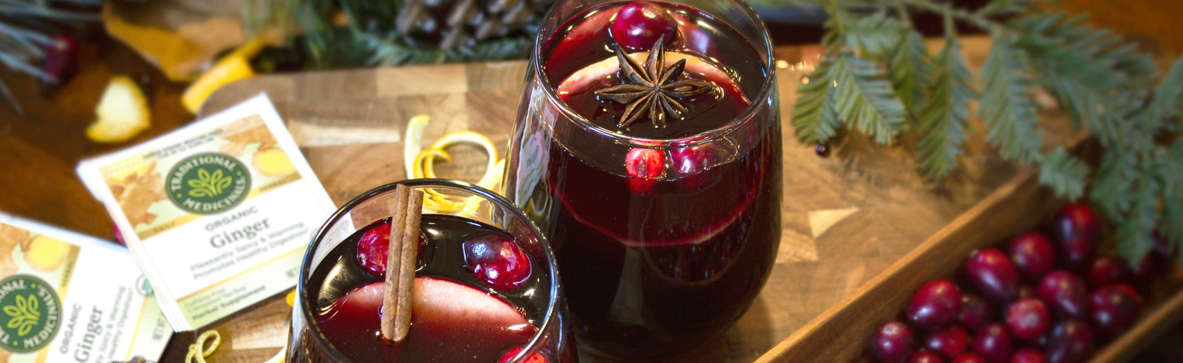 Heart Warmer  Mulled Cranberry Lemon Wine