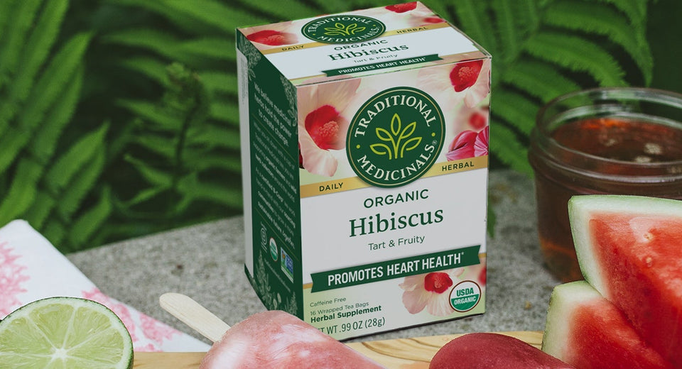 Ginger + Hibiscus Watermelon Pops