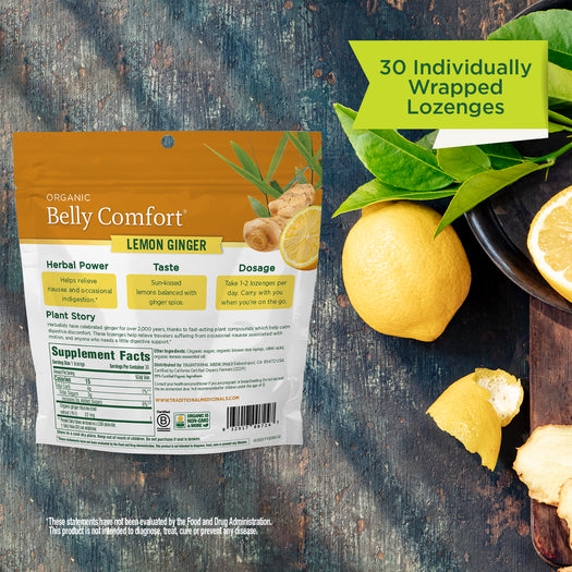 Organic Belly Comfort® Lozenges, Traditional Medicinals