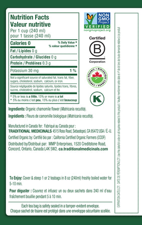 Organic Chamomile Tea (Canada)