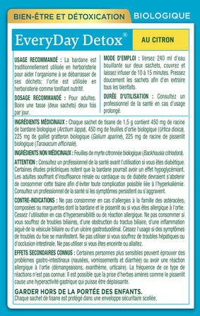 Organic EveryDay Detox® Lemon Tea (Canada)
