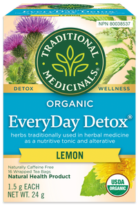 Organic EveryDay Detox® Lemon Tea (Canada) View 1