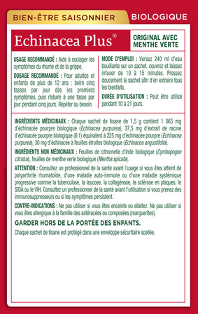 Organic Echinacea Plus® Tea (Canada)