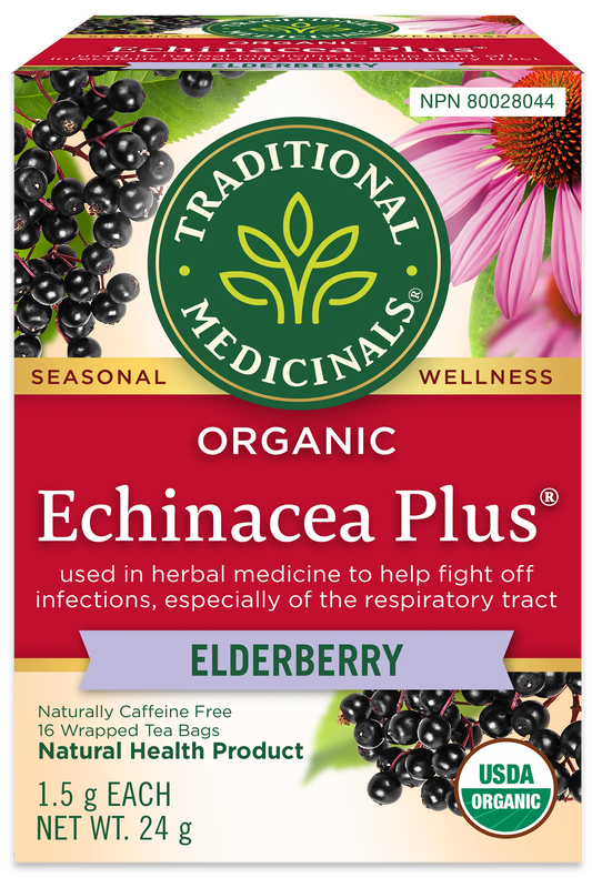 Organic Echinacea Plus® Elderberry Tea (Canada)