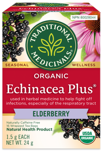 Organic Echinacea Plus® Elderberry Tea (Canada) View 1