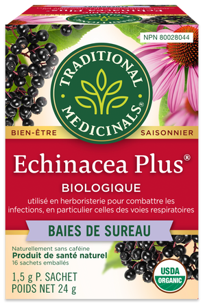 Organic Echinacea Plus® Elderberry Tea (Canada)