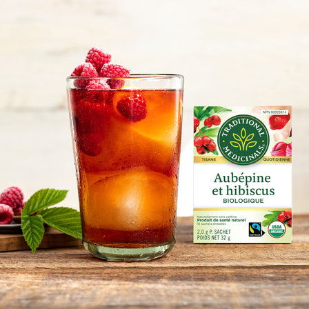 Organic Hawthorn & Hibiscus Tea (Canada)