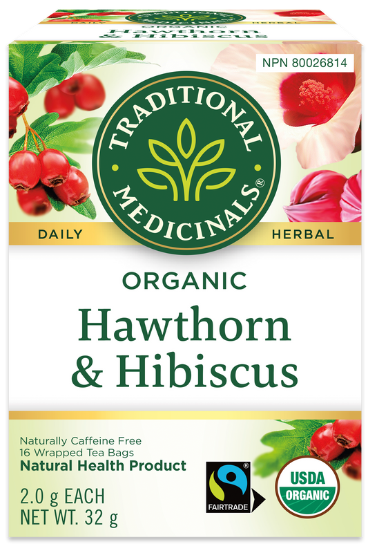 Organic Hawthorn & Hibiscus Tea (Canada)