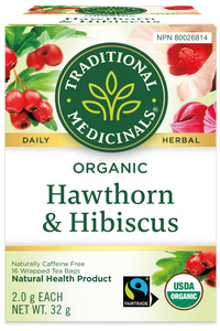 Organic Hawthorn & Hibiscus Tea (Canada) View 1