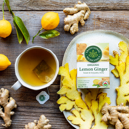 Organic Lemon Ginger Tea (Canada)