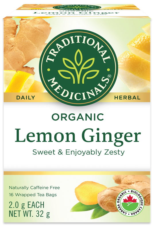 Organic Lemon Ginger Tea (Canada)