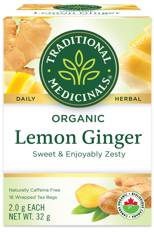 Organic Lemon Ginger Tea (Canada)