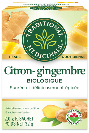 Organic Lemon Ginger Tea (Canada)
