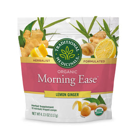 Morning Ease<sup>®</sup> Lemon Ginger Lozenges