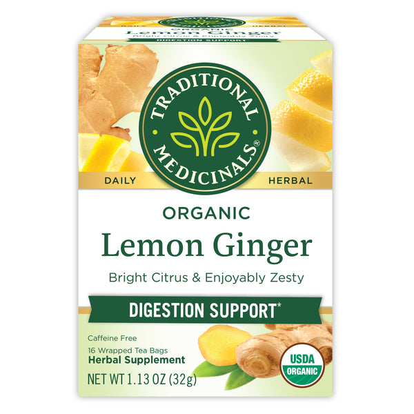 Ginger Aid® Indigestion Tea Traditional Medicinals Traditional Medicinals