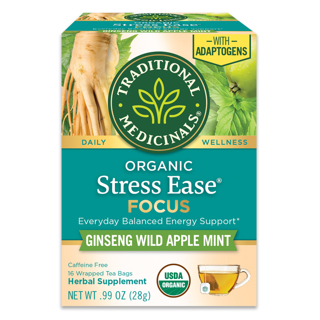 Stress Ease® Focus Tea - w/ Ginseng & Eluethero
