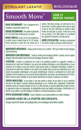 Organic Smooth Move® Peppermint Tea (Canada)