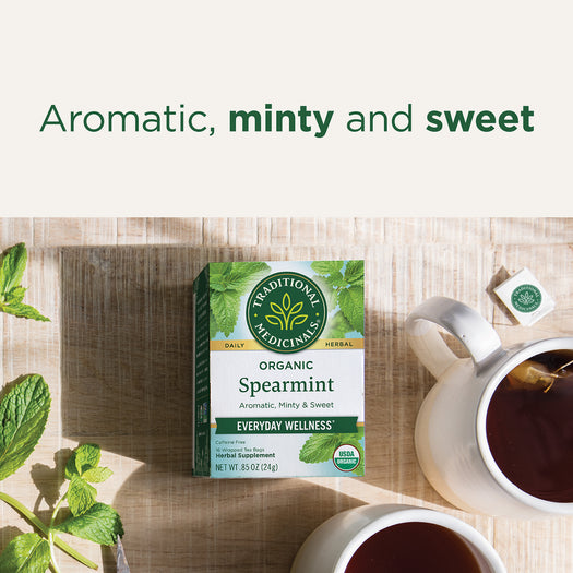  Traditional Medicinals Organic Spearmint Herbal Tea