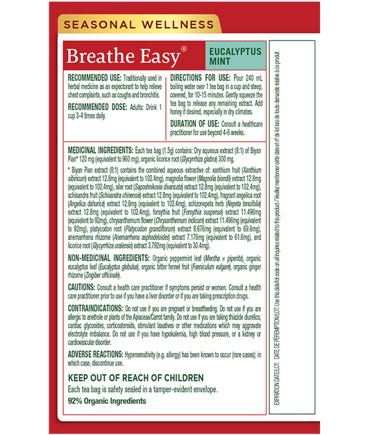 Breathe Easy® Tea (Canada)
