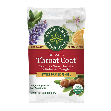 Throat Coat® Sweet Orange Fennel Lozenges (Wholesale)