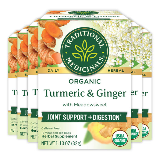 Turmeric with Meadowsweet & Ginger Tea