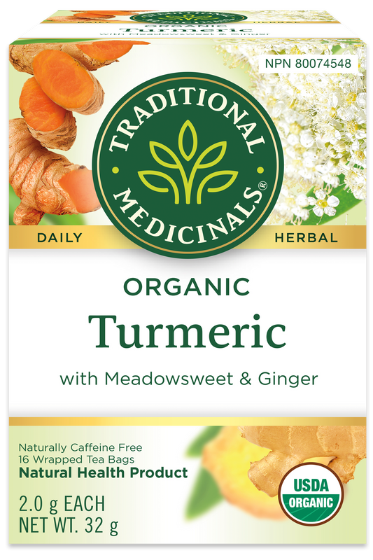 Organic Turmeric with Meadowsweet & Ginger Tea (Canada)