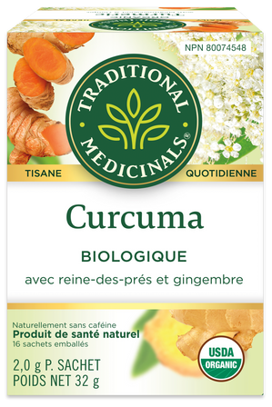 Organic Turmeric with Meadowsweet & Ginger Tea (Canada)