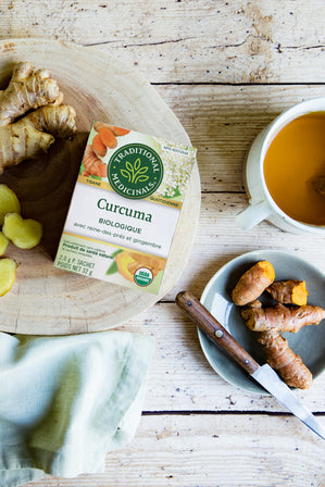 Organic Turmeric with Meadowsweet & Ginger Tea (Canada)