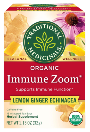 Immune Zoom<sup>®</sup> Lemon Ginger Echinacea Tea