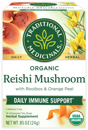 Reishi Mushroom with Rooibos & Orange Peel Tea