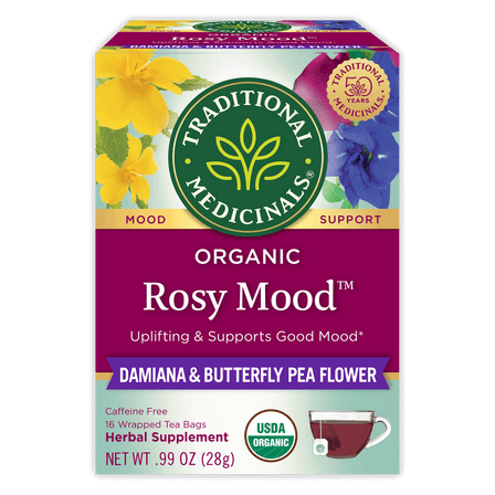 Traditional Medicinals Organic Rosy Mood tea