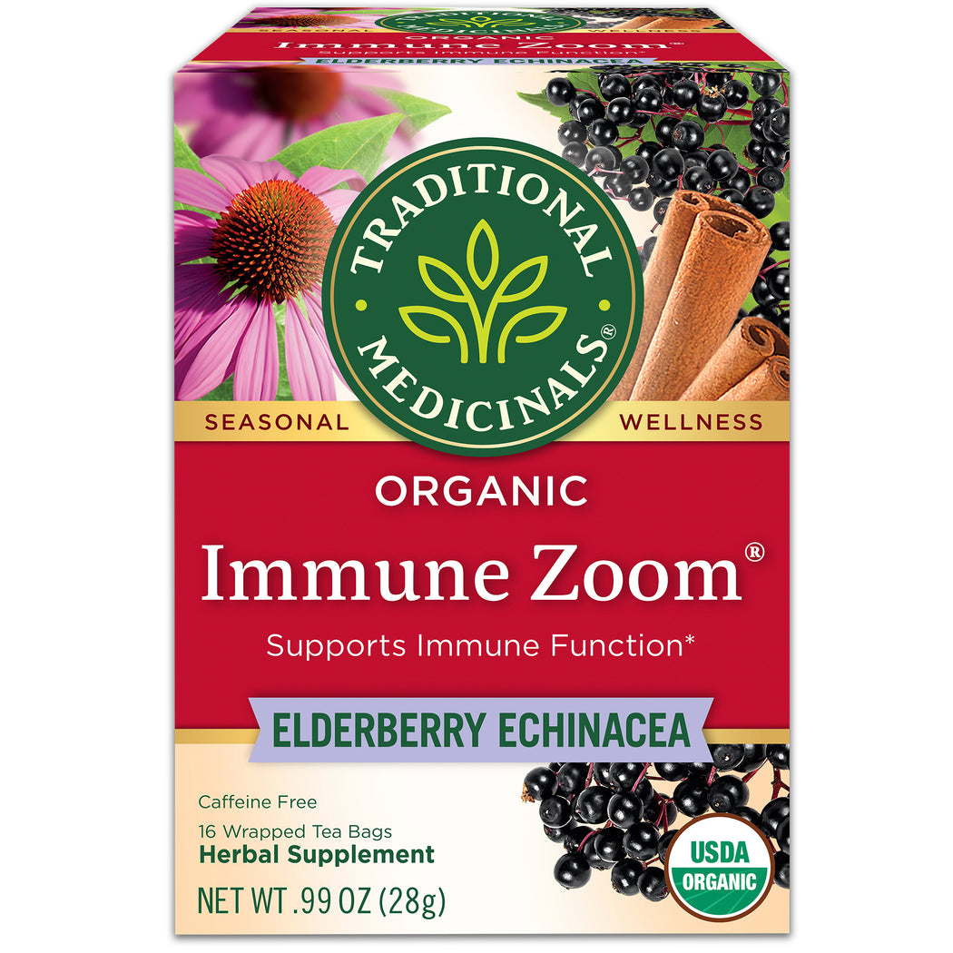 Immune Zoom® Elderberry Echinacea Tea Traditional Medicinals