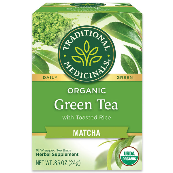 Organic Green Tea Ginger Traditional Medicinals Traditional Medicinals
