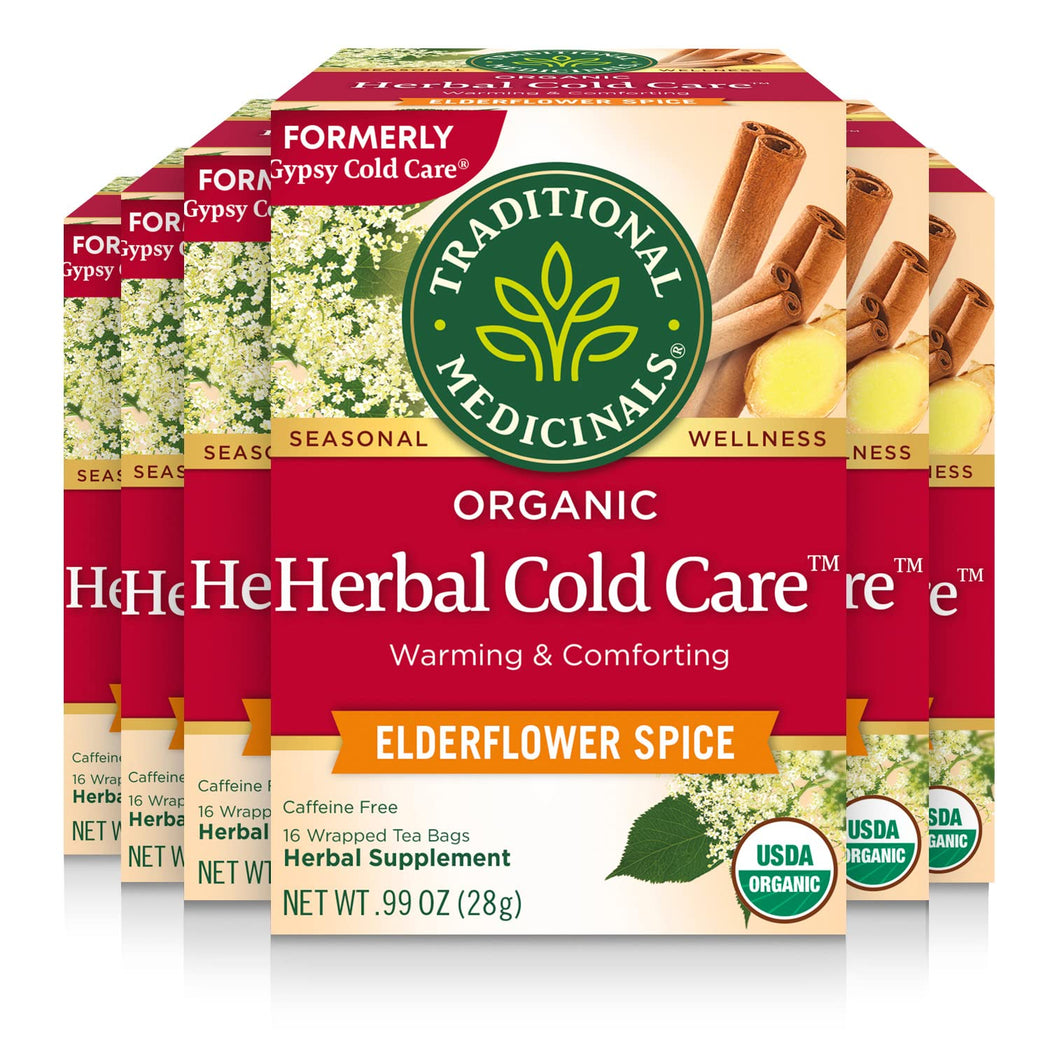 Care Tea Organic Herbal Cold Care™ Tea | Traditional Medicinals